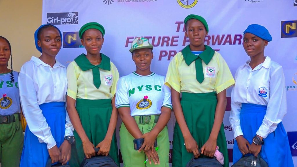 NYSC Member Concludes Community Project in Lokoja, Empowers 887 Female Students